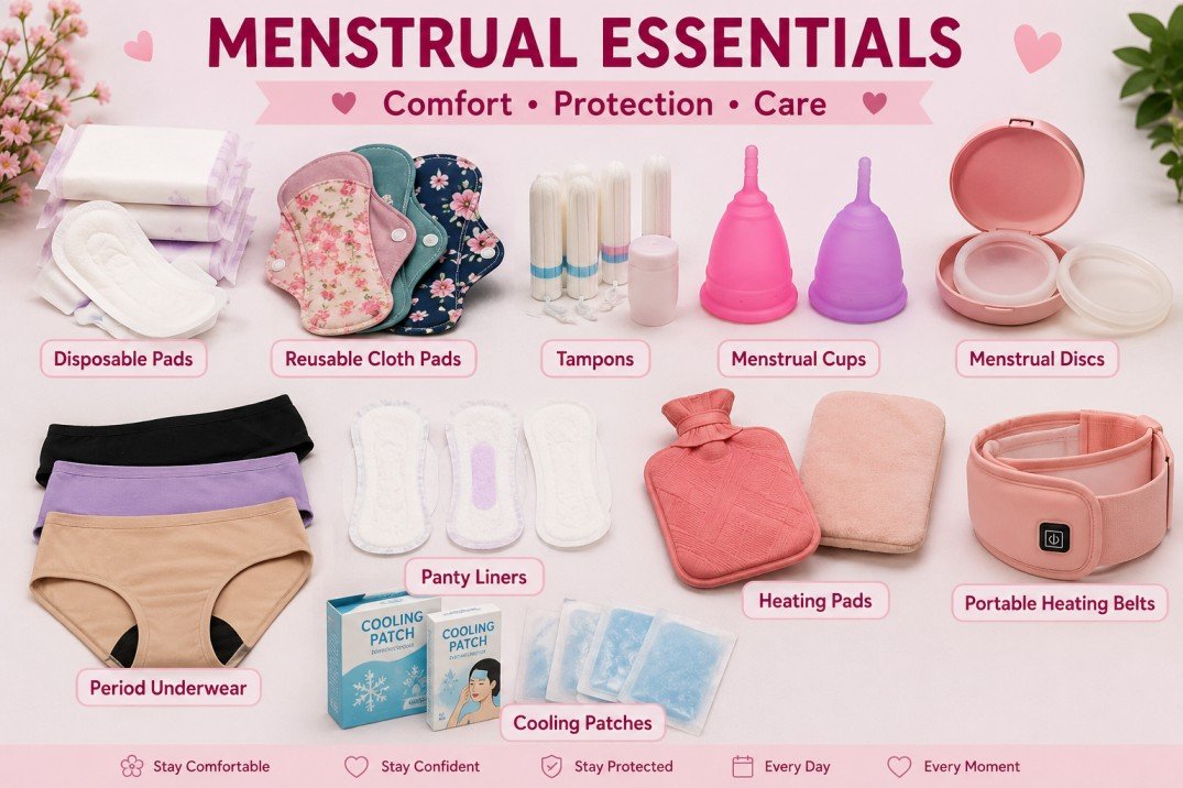 Complete Guide to Period Comfort: Products, Pain Relief, and Self-Care