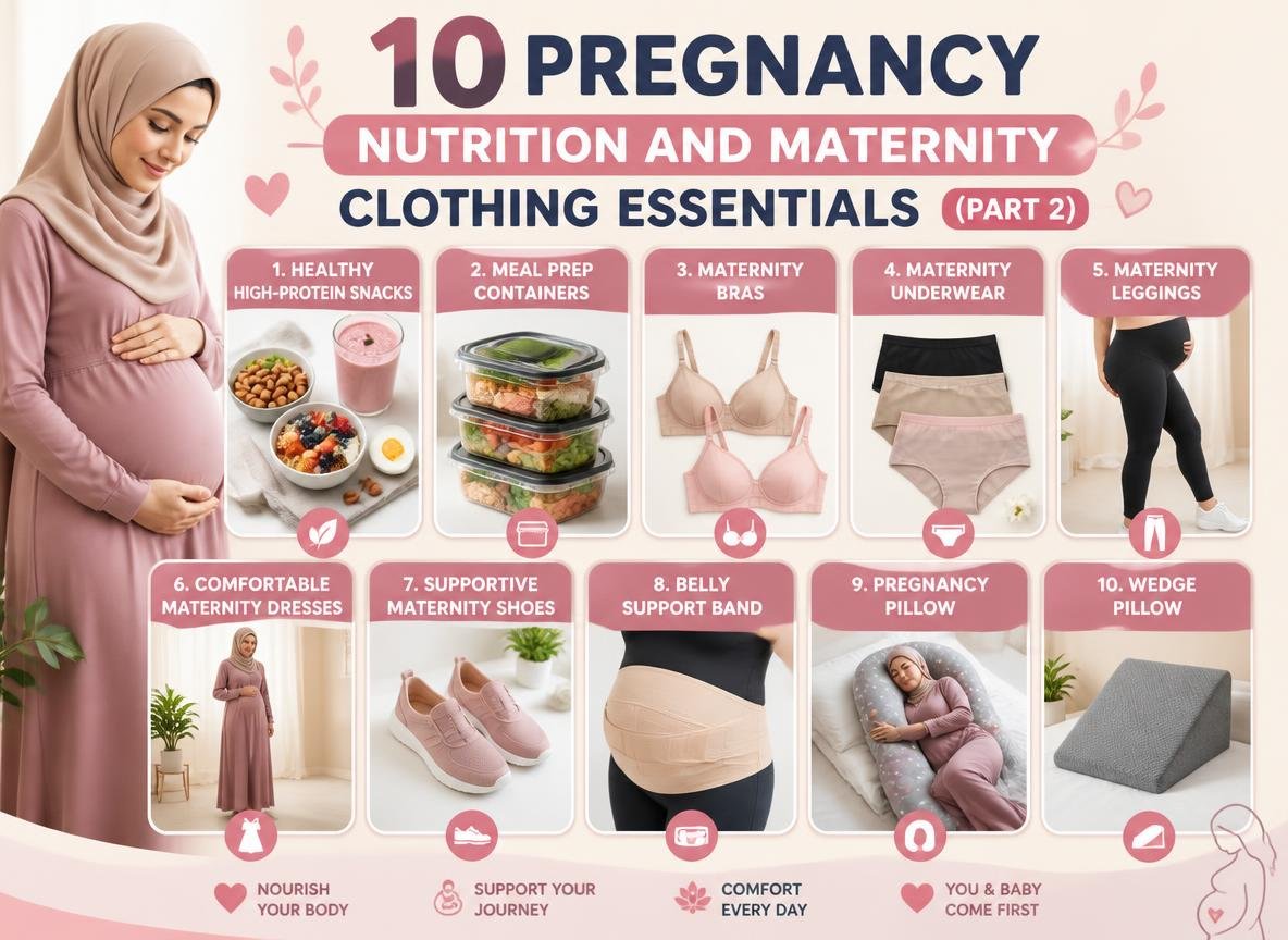10 Pregnancy Nutrition and Maternity Clothing Essentials (Part 2)